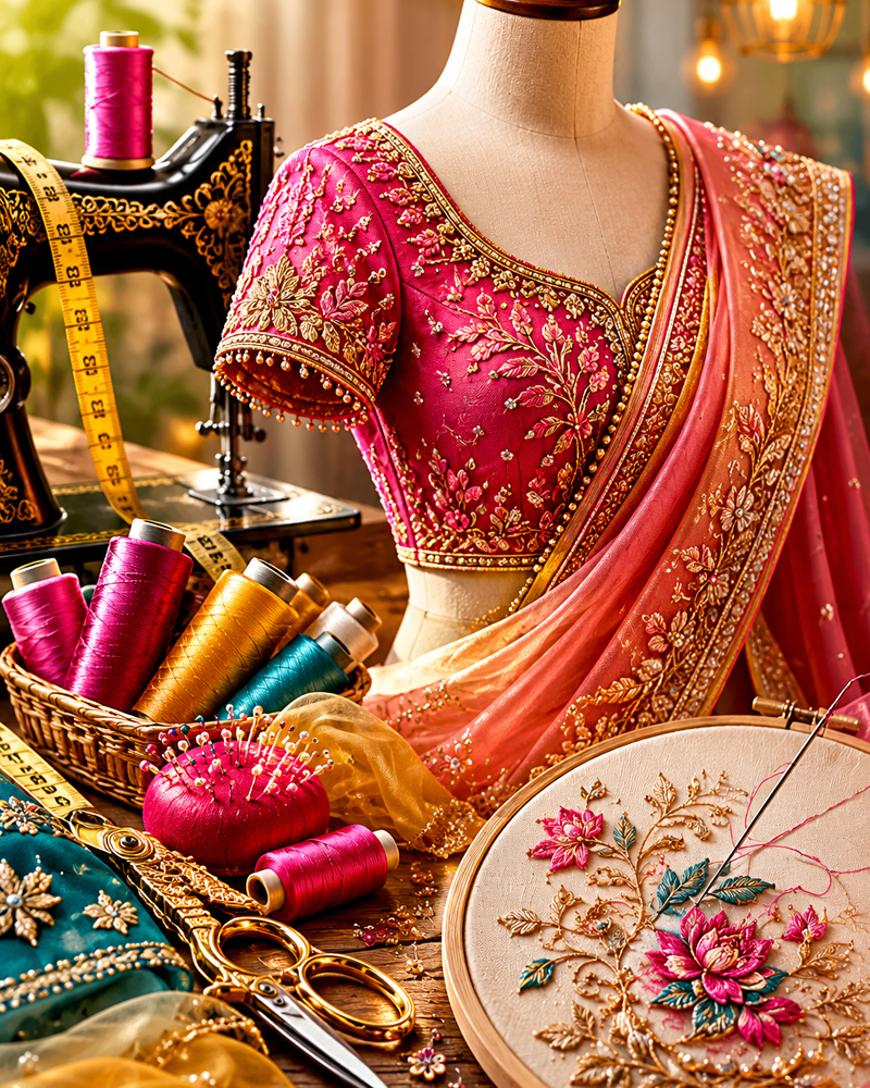 about Harsa embroidery and tailoring